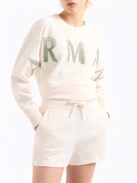 Шорти Armani Exchange молочний