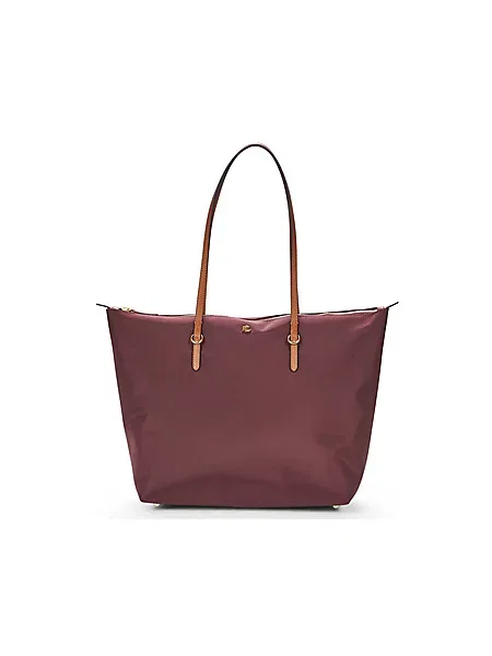 Shopper torbica Lauren Ralph Lauren rdeča