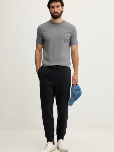 BOSS Pantaloni trening Hadiko Bleumarin verde
