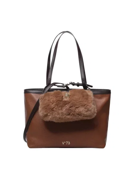 Shopperka V73 brązowa