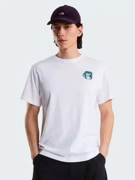 Футболка The North Face U BASECAMP BARISTA RELAXED SHO білий