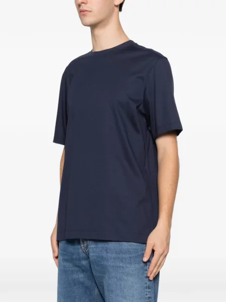 Tricou Zegna cu decolteu rotund albastru