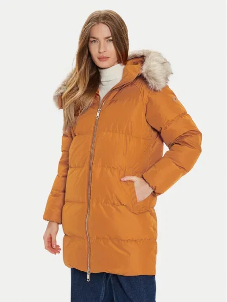 Tommy Hilfiger Kurtka puchowa pomarańczowy