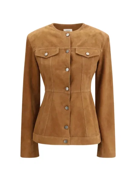 Geacă Haikure din piele de căprioară maro