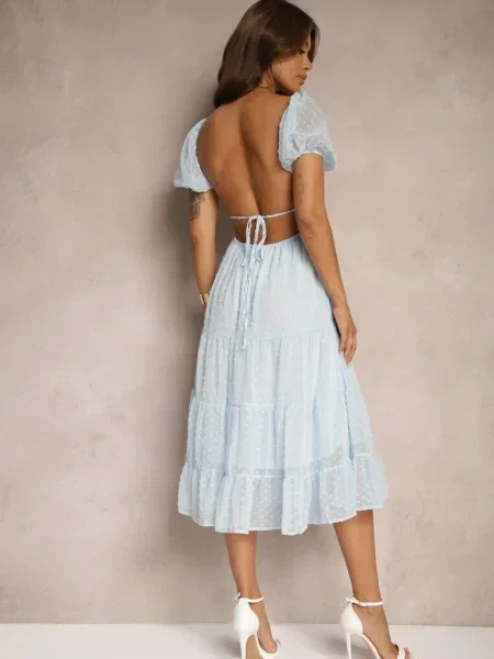 Rochie Nephia albastră