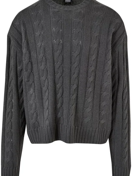 Urban Classics Pulover închis gri