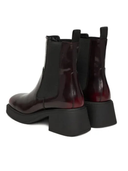 Členková obuv s elastickým prvkom Vagabond Shoemakers Dorah Bordová