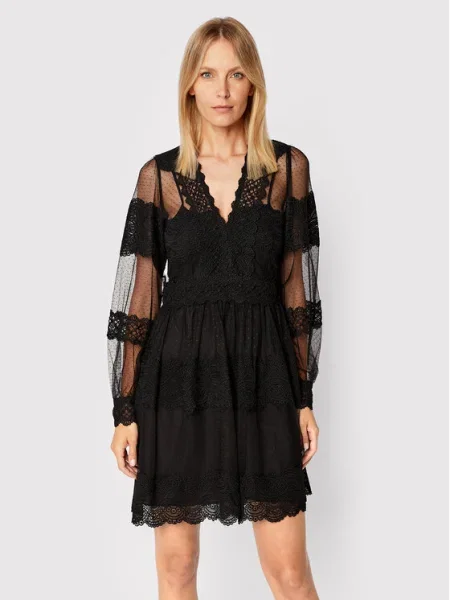 TWINSET Rochie cocktail negru