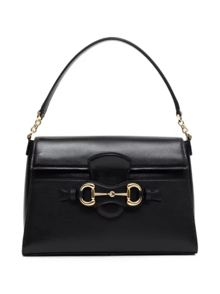 Geantă shopper Gucci din piele negru