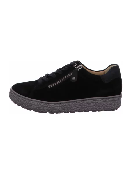 Sneakersy Hartjes skórzane czarne