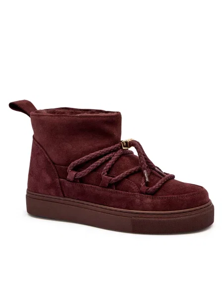 INUIKII Bocanci CLASSIC LOW | piele întoarsă