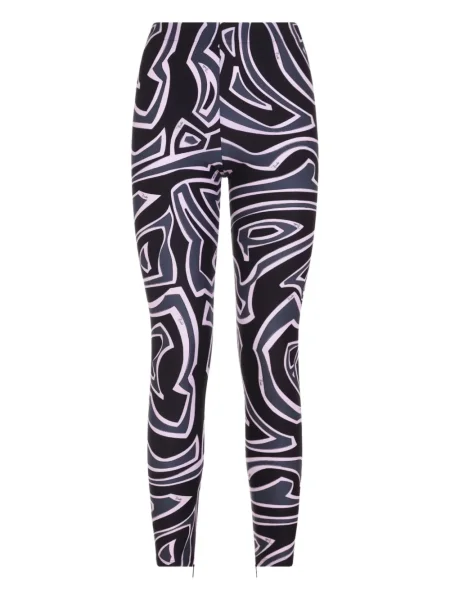 Leggings Pucci cu imagine cu imprimeu abstract negru