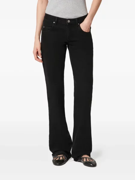 Blugi evazați Isabel Marant negru
