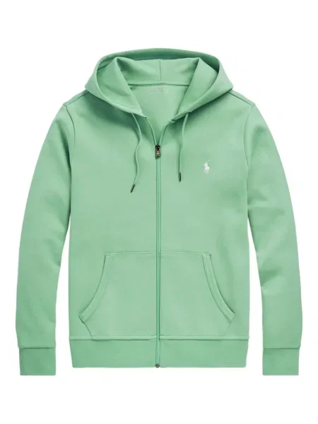 Iš natūralios odos trumpas dryžuotos polo marškinėliai Polo Ralph Lauren pilka
