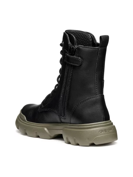 Geox Детски кубинки JUNETTE черно