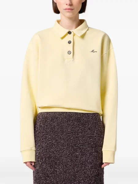 Top Msgm cu autograf galben