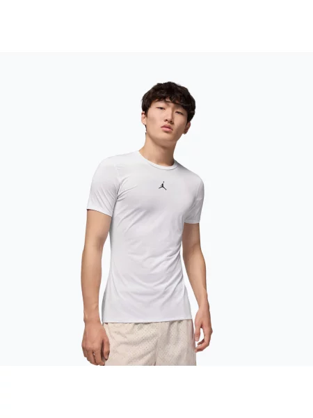 Tricou termoactiv pentru bărbați Jordan Sport white/black alb