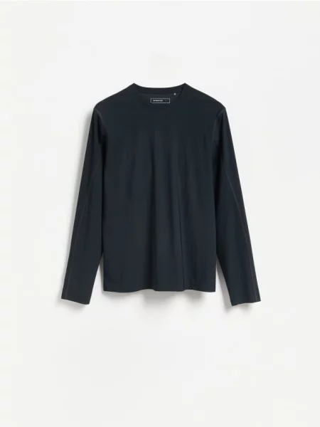 Reserved Sportowy longsleeve czarny
