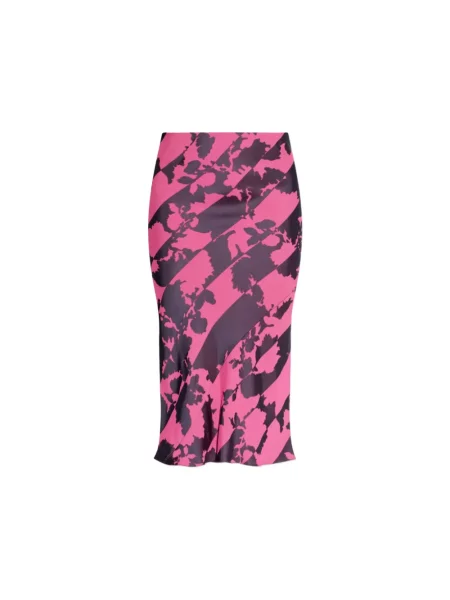 Spódnica midi Dries Van Noten z nadrukiem