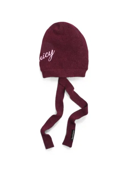 Căciulă Juicy Couture cu broderie roșu