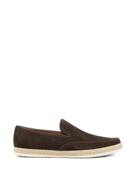Pantofi loafer Sergio Moretti Firenze din piele de căprioară maro