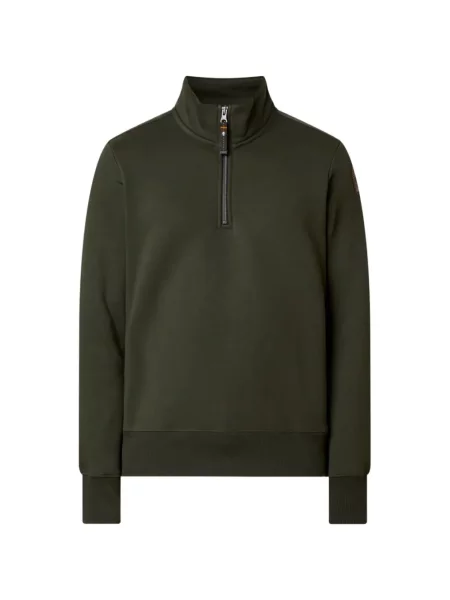 Hanorac cu fermoar Parajumpers cu autograf verde