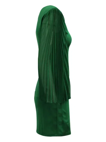 Rochie maxi Alice + Olivia lungă de costum verde