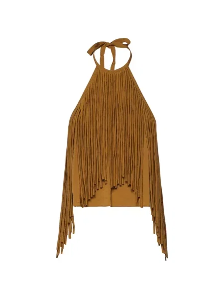 Top Pinko cu legături maro