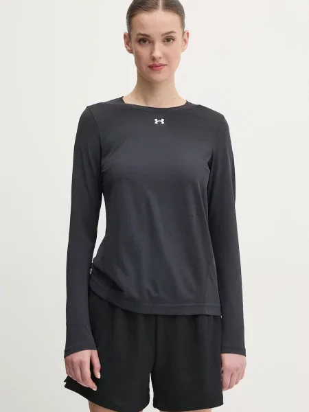 Блуза с дълги ръкави за трениране Under Armour Vanish Seamless тъмносиньо черно