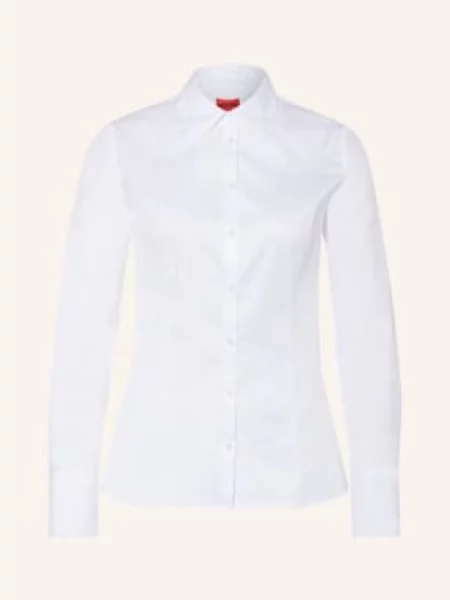 Hugo Košilová Halenka The Fitted Shirt bílá