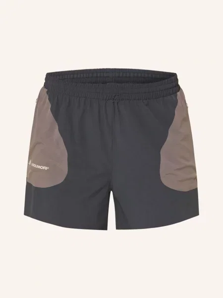 Adidas Bežecké Šortky 2 V 1 Hermanos Koumori tmavě šedá