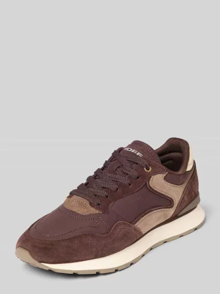 Sneakersy z Mieszanka skóry i tkaniny Model City' Hoff