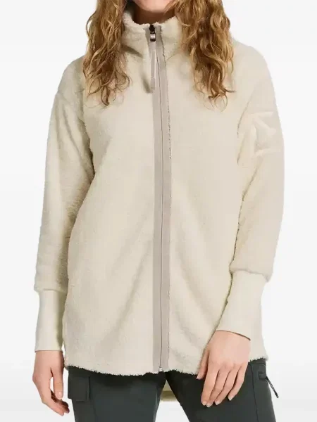 Hanorac din fleece Didriksons din fleece alb