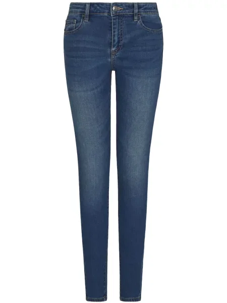 Skinny jeansy skinny Armani Exchange niebieskie