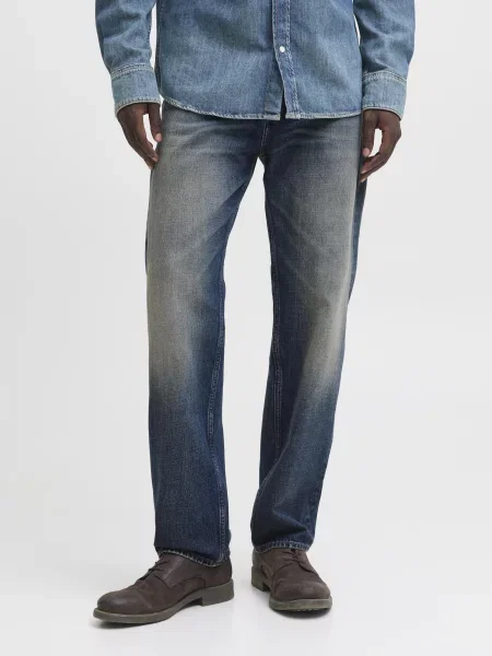 Прямі джинси JACK & JONES синій