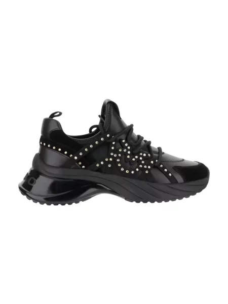 Sneakersy Pinko skórzane czarne