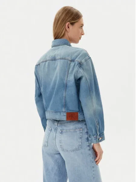 Calvin Klein Džinsinė striukė mėlyna