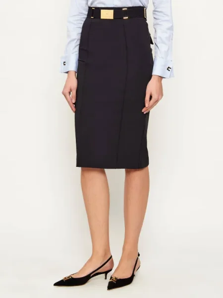 Elisabetta Franchi Fustă tip creion negru