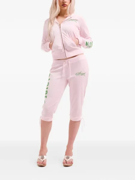 Pantaloni Juicy Couture cu imagine roz