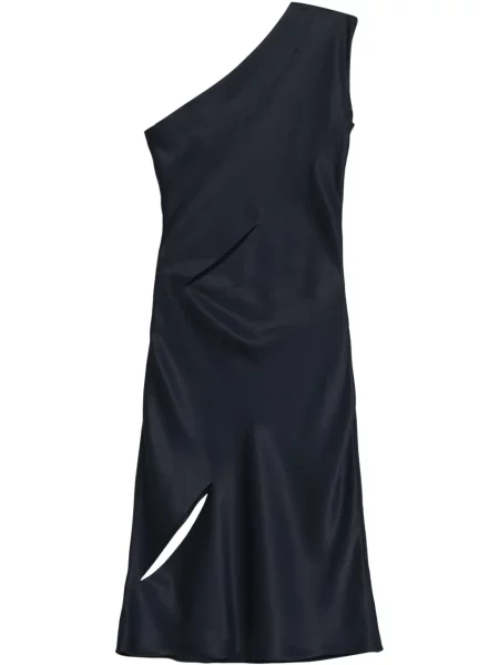 Rochie Gloria Coelho cu un umăr gol de costum albastru