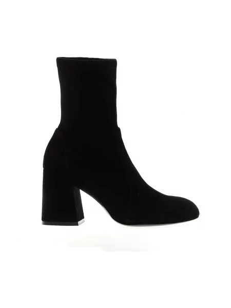 Botki Stuart Weitzman zamszowe czarne