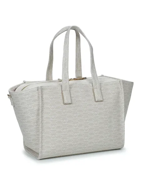 Shopper kabelka Emporio Armani béžová