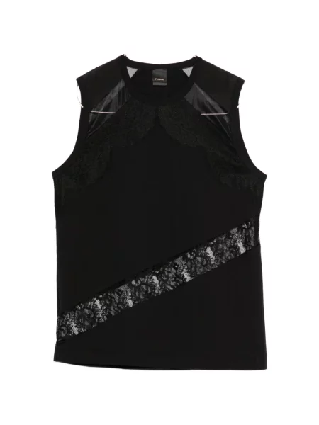 Top Pinko din dantelă negru