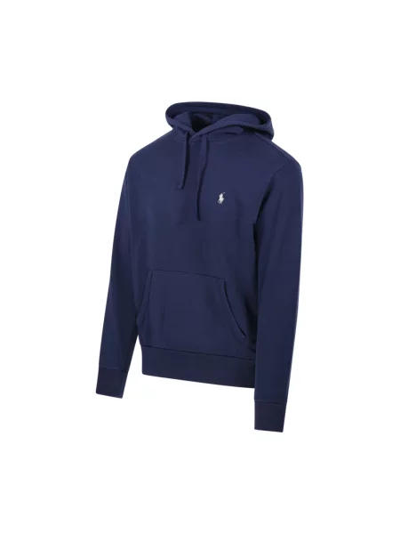 Bluza z kapturem Polo Ralph Lauren z kapturem niebieska