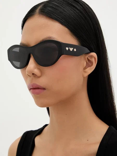Слънчеви очила Emporio Armani черно