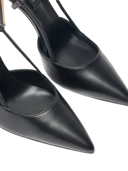 Pantofi cu toc Casadei slingback negru