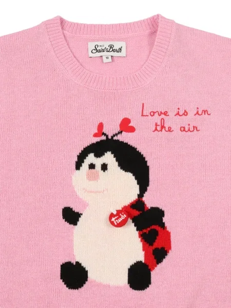 Sweter dziecięcy Mc2 Saint Barth różowy