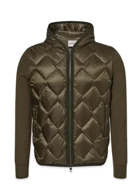 Geacă Moncler cu glugă verde