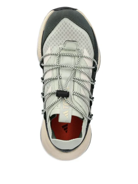 Trening Adidas alergare cu glugă cu broderie gri