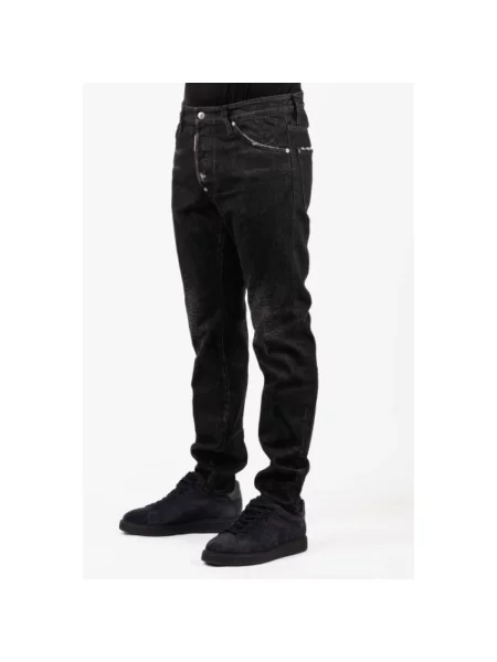 Jeansy Dsquared2 typu teddy niebieskie